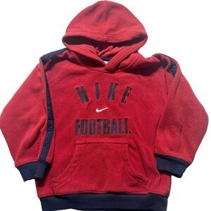 Nike center swoosh football 5 toddler boys kids hooded sweatshirt fleece